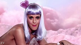Katy Perry naked barefoot