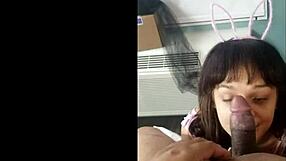 Short Version of Kiki Cali Giving Blowjob to African Colombian Black Cock