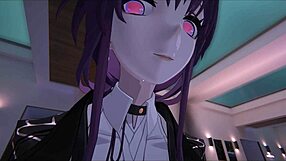 Yukoshvr - kafka and furina take turns on goth boy