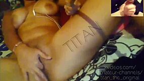 Horny Venezuelan teen with big ass and tits appears naked ready for fingering in steamy video call