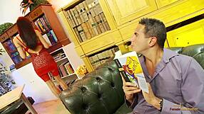 Smoking Hot Babe Lou Gets Her Hairy Cunt Stuffed with Hard Cock