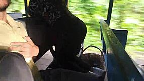 whoa this stranger gropes my milf ass on bus 😈 i get filthy and we fuck crazy en route!!