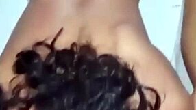 oh man, i paid for this skinny nerd wife's monster cock blowjob in lingerie... damn she's orgasming