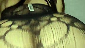 Slutty Filipina's Intense First Anal Fishnets