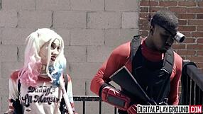 aria alexander petite teen stars in steamy suicide squad xxx parody