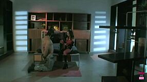 Smoking lady heels fingered pussy deepthroats cumshot.