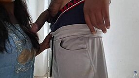 desi aunt bent over ranch taking huge cock doggystyle cumshot facial and mouth full for country lady