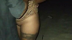 Horny latina fingered and exposed on public beach