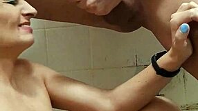 In this intense scene, German milf Sandra experiences a deepthroat facefuck followed by a massive cumshot covering her face