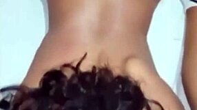 oh man, i paid for this skinny nerd wife's monster cock blowjob in lingerie... damn she's orgasming