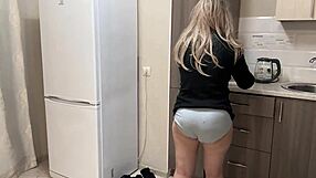 Those old panties on my big ass stepmom got me so aroused for naughty anal sex.