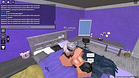 Rich Slut Rides and Takes Creampie from Roblox Fan in Hardcore Doggystyle Pounding