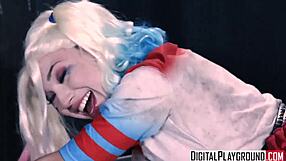 aria alexander petite teen stars in steamy suicide squad xxx parody