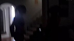 Amateur couple in quickie with big cock anal creampie and fingering leading to orgasm