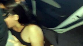 Wife Covered In Cum From Strangers' Cocks During Intense Park Dogging While Cuckold Watches