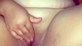 wanna see this latina milf's fresh shaved pussy orgasm?