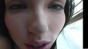 Horny Brunette Teen Slut Gives Adorable Dirty Talk Jerk Off Instructions