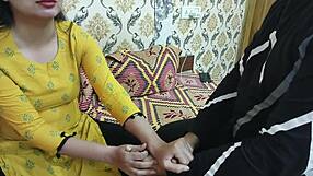 Step sister and brother end up sharing a bed for their first time rough fuck with deep blowjob and wet pussy riding