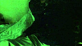 Ebony milf hides small tits in tight parody sex tape scene