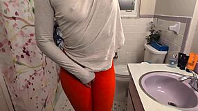 i'm bursting to pee so bad my pussy's dripping watch me explode in golden shower desperation