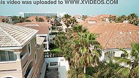 Pervy stepson sneaks peeks at taboo milf mommy mother-in-law.