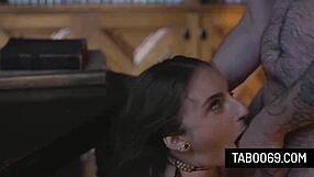 Pervert priest bends virgin teen penelope kay over for rough anal assfucking doggystyle