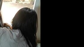 Thai nurse slut gets tight shaved pussy drilled by monster cock in office