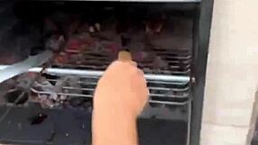 Japanese Blogger Gives Tight Pussy to Big Black Cock BBQ Guy Raw POV