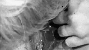 Hinting At Retro Lesbians Delving Into Hairy Pussy Licking Delights