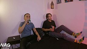 Overwhelmed With Passion In Foursome As Futbolist Couple Battles Poledancers In Wet Orgasm Action