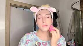 Boy SISSIFIED and MERCILESSLY FUCKED by big cock in full crossdressing story