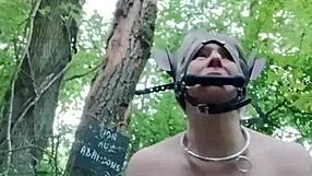 i feel so exposed as a ponygirl slave in the forest