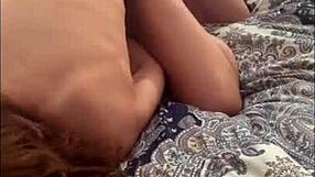 Real Amateur Sex with Big Ass Ebony Latina in Lingerie for First Time Homemade