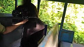 whoa this stranger gropes my milf ass on bus 😈 i get filthy and we fuck crazy en route!!