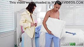 oh man, prom night got wild when daisy and johnny swapped outfits and went at it hard after suiting up