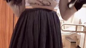 Japanese Crossdressing Ladyboy With Cute Features Engages In Intense Anal And Masturbation Session