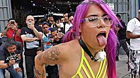 check out this mexican teen sailor pigtails pussy at car expo