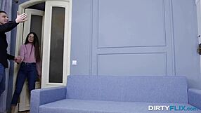 Insatiable Nerdy Teen 18+ Emily Wilson Gets Dirty Doggystyle Fucking With Cumshot