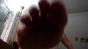 horny redhead dawnskye flaunts huge natural tits hairy pussy big ass belly toes pov with dirty talk