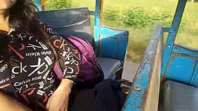whoa this stranger gropes my milf ass on bus 😈 i get filthy and we fuck crazy en route!!