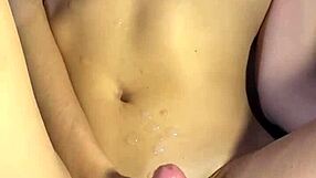 what if roommate cums deep in her belly after wild dorm doggystyle ride?