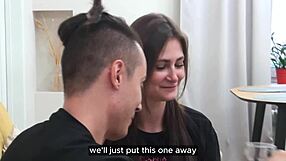 nasty CUTE teen hones her DEEPTHROAT on MONSTER COCK before wild PUSSY slam