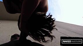 WOW! Latina DEEPTHROATS Monster BBC in SOUTH BEACH Parade Alley SUCKFEST!