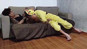 caught my nerdy pikachu nephew jerking his monster cock at the wedding