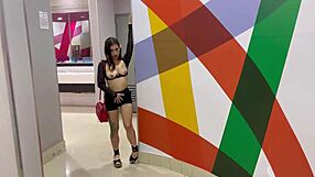 think a quick mall fuck with big ass latina won't get caught? blake productions