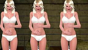 whoa these triplet sisters' bellies inflating with asses ripped clothes 😱🍑