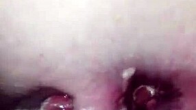 Homemade backdoor session with amateur couple in close-up action