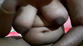 Hot blonde cheats on boyfriend with his friend in homemade video featuring her big natural tits.