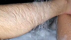 wanna join my foamy cock play in the hot tub with chill music?