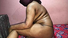 Newly married bhabi feels overwhelming desire while servant fucks her in doggystyle with big tits